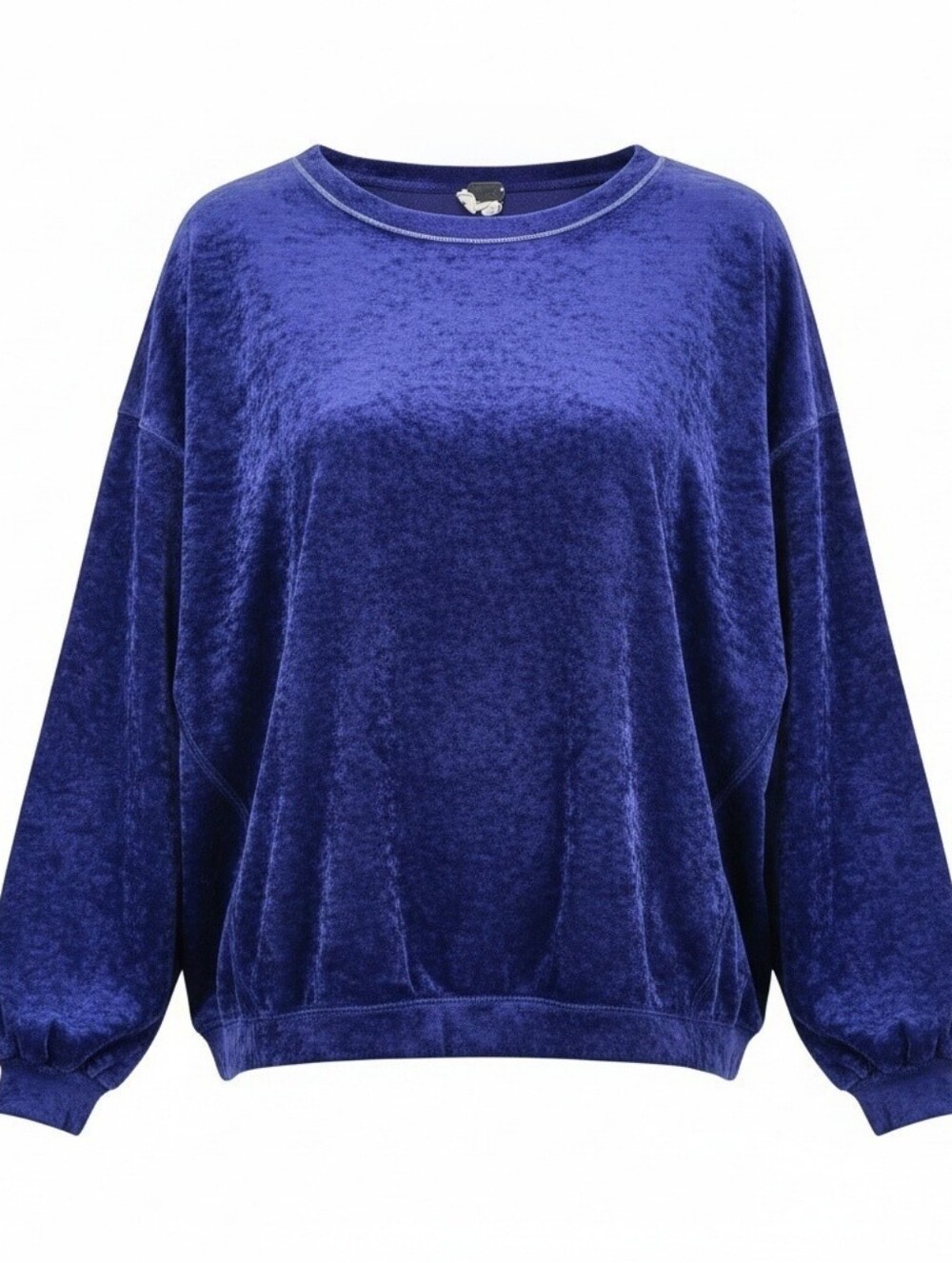 Free People Plenty of Pleats Top Small Oversized Dolman Contrast Stitching